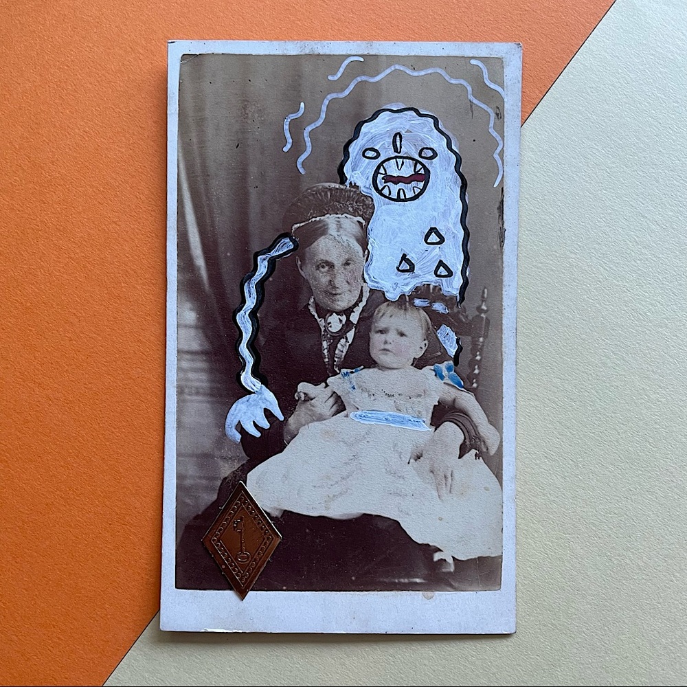 Altered art - Antique CDV - REEeeee